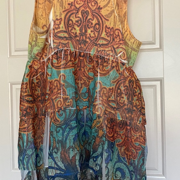 Fun Sleeveless Ruffled Top - Picture 2 of 5